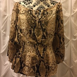 Bebe Silk Top